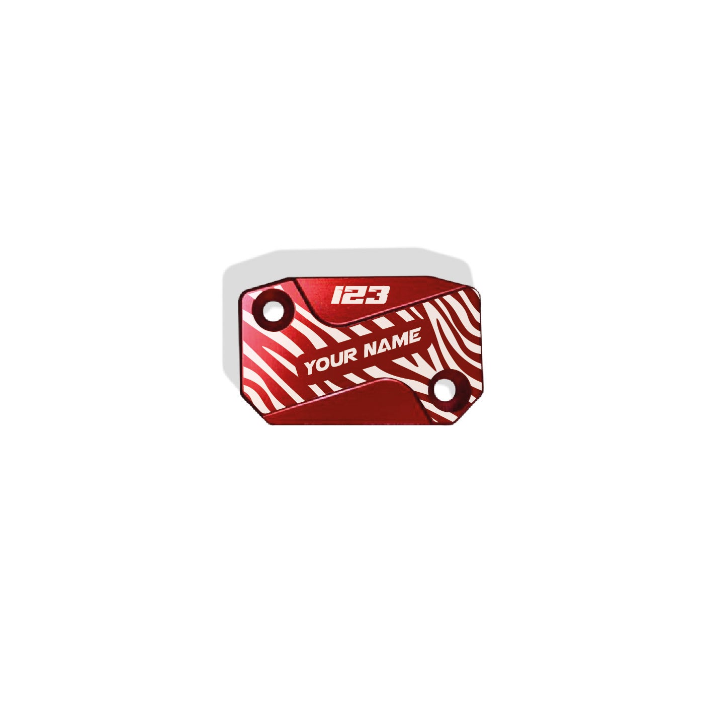 Custom brake/clutch cover Brembo #DBB-03 zebra