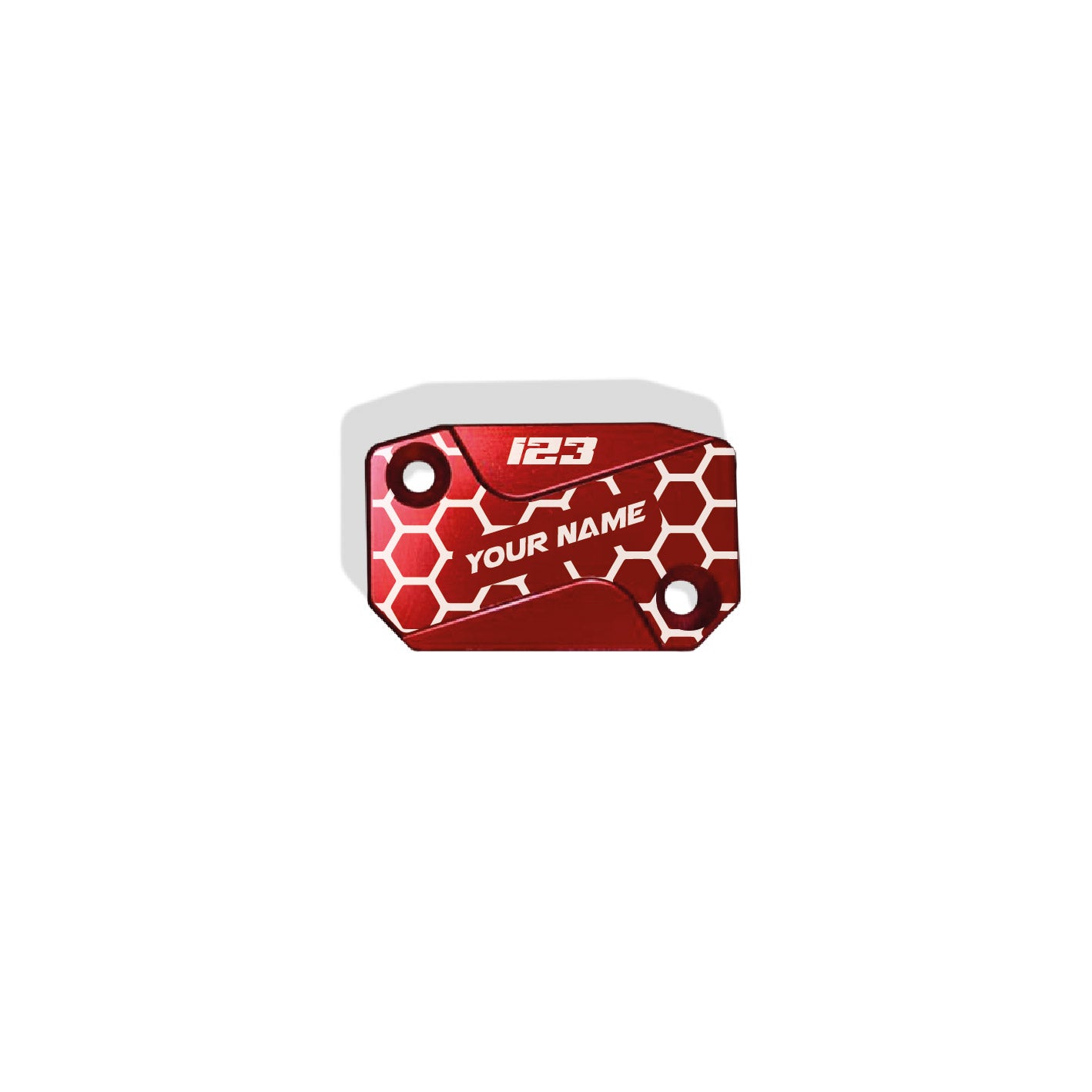 Custom brake/clutch cover Brembo #DBB-04 hexagon