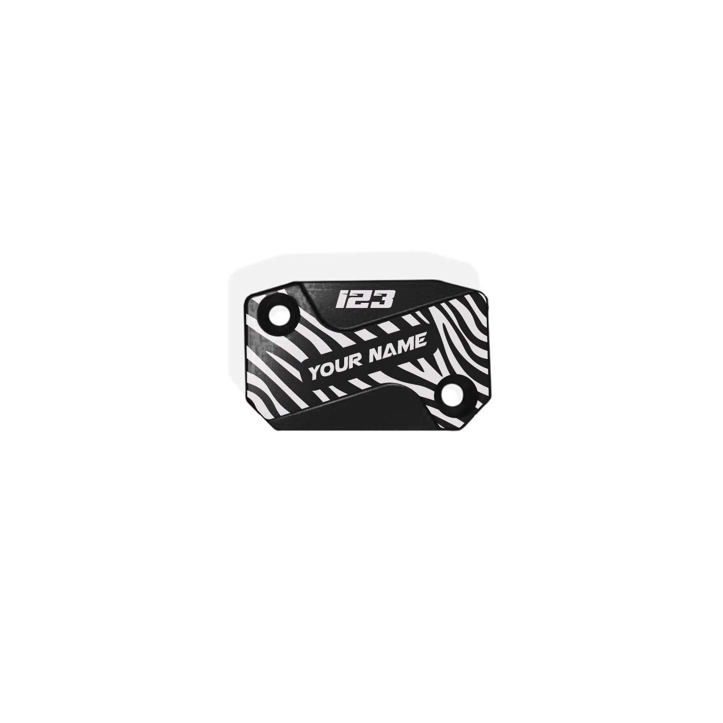Custom brake/clutch cover Brembo #DBB-03 zebra