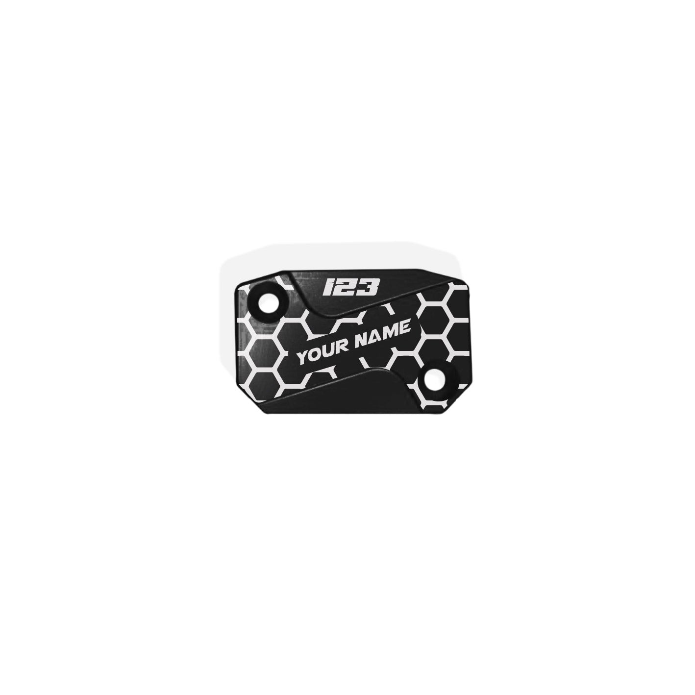 Custom brake/clutch cover Brembo #DBB-04 hexagon