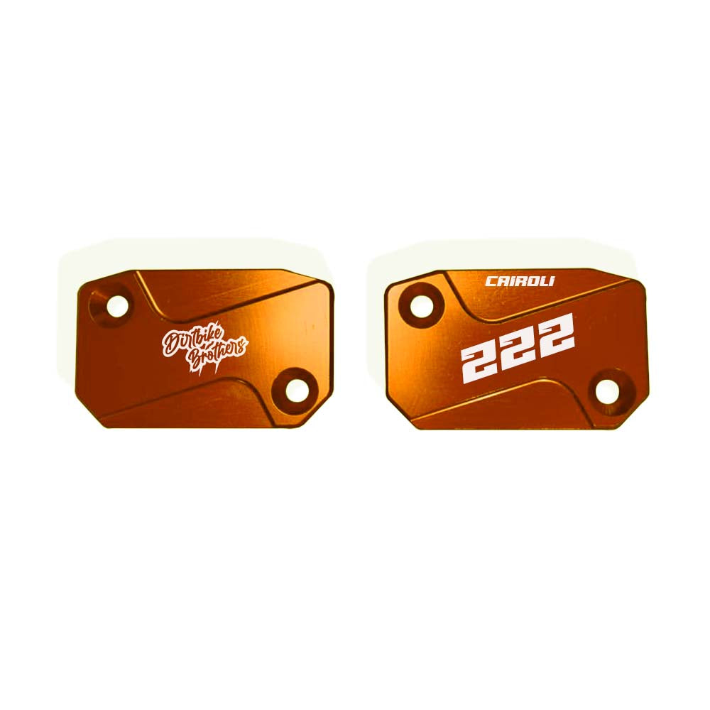 Custom front brake/clutch cover set Brembo