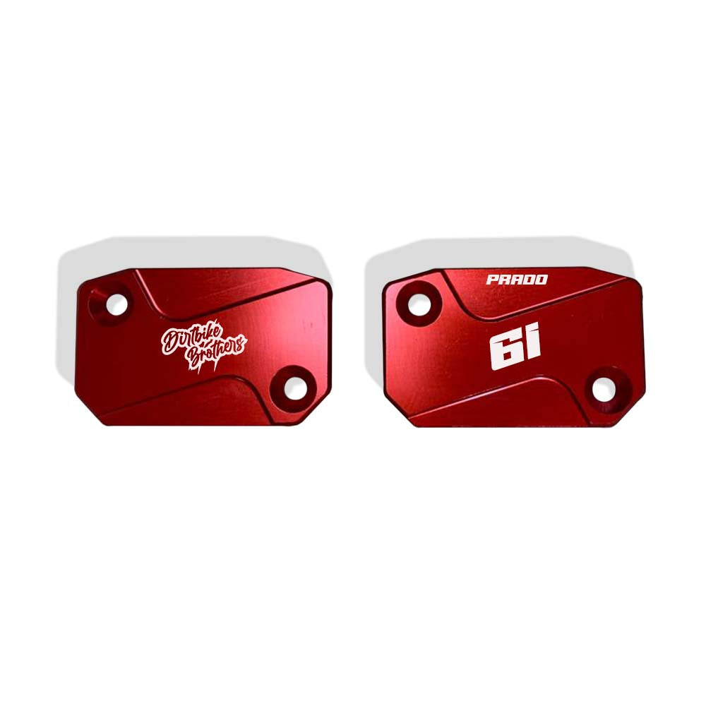 Custom front brake/clutch cover set Brembo