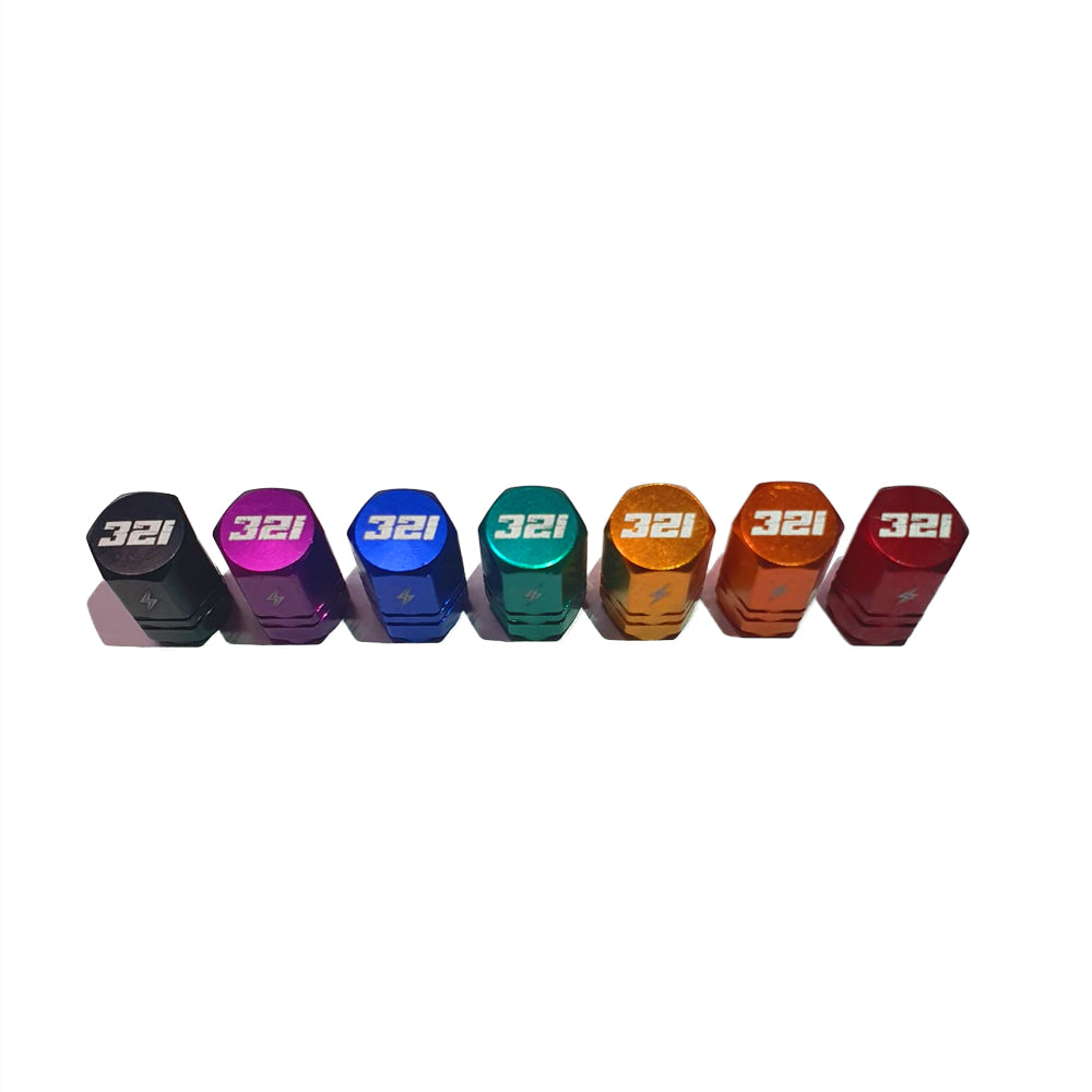 Custom valve cap set