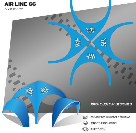 Air line 66 tent