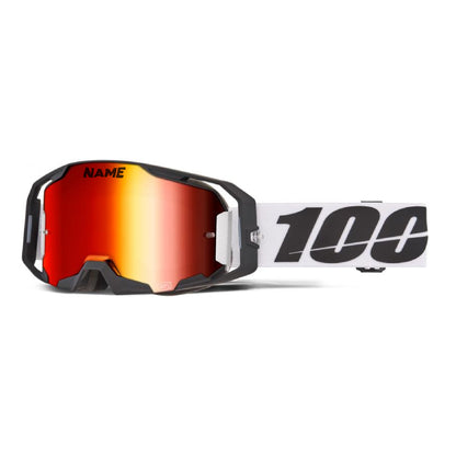 Custom 100% MX GOGGLE ARMATIC CALDWELL MIRROR RED LENS