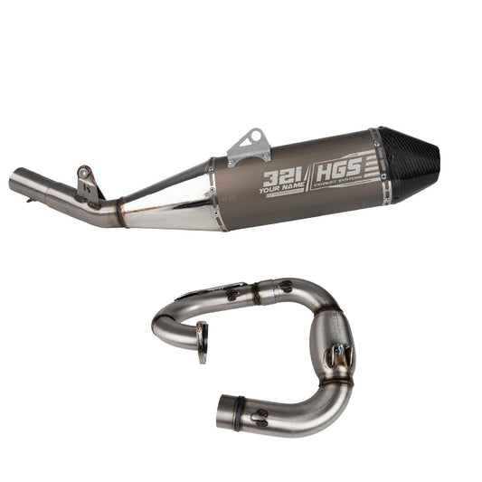 HGS exhaust system Yamaha YZ 250F Customized