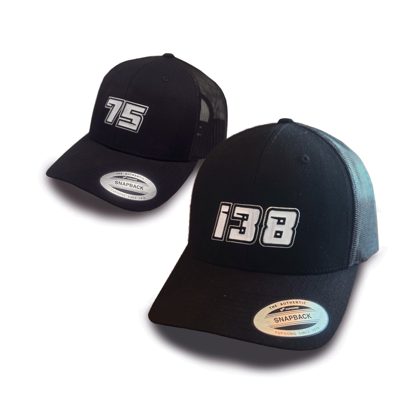 Custom number snapback cap