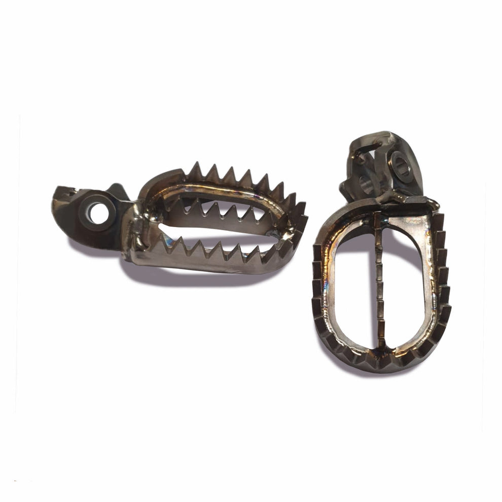 Custom titanium footpegs KTM/Husqvarna/GasGas Dirtbike Brothers