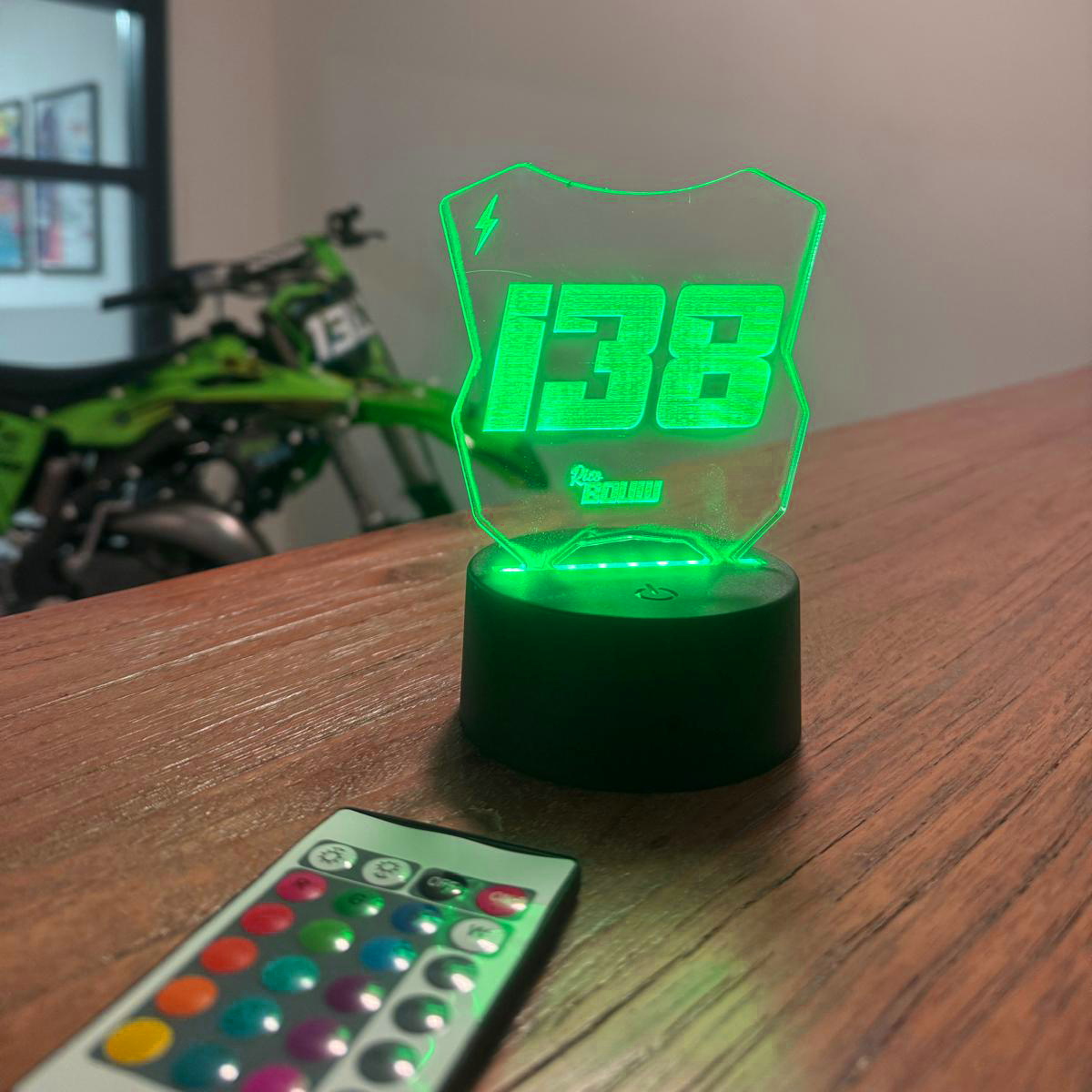 Custom RGB LED light - MX number plate