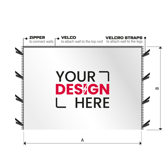 Signature Line tent X3 side wall