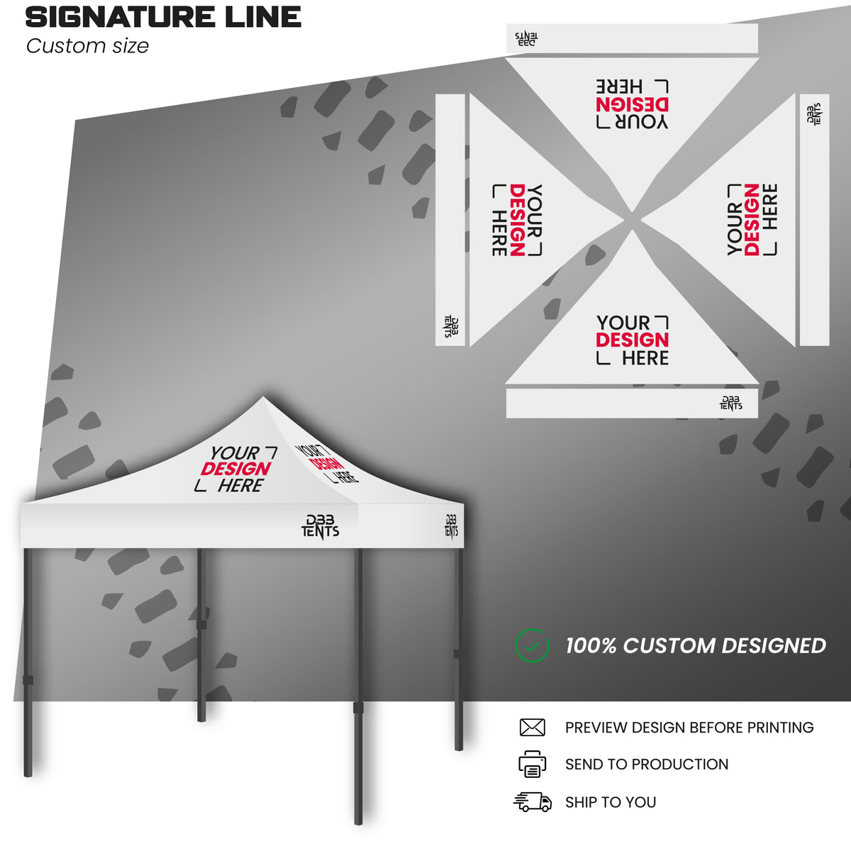 Signature Line X3 tent roof top