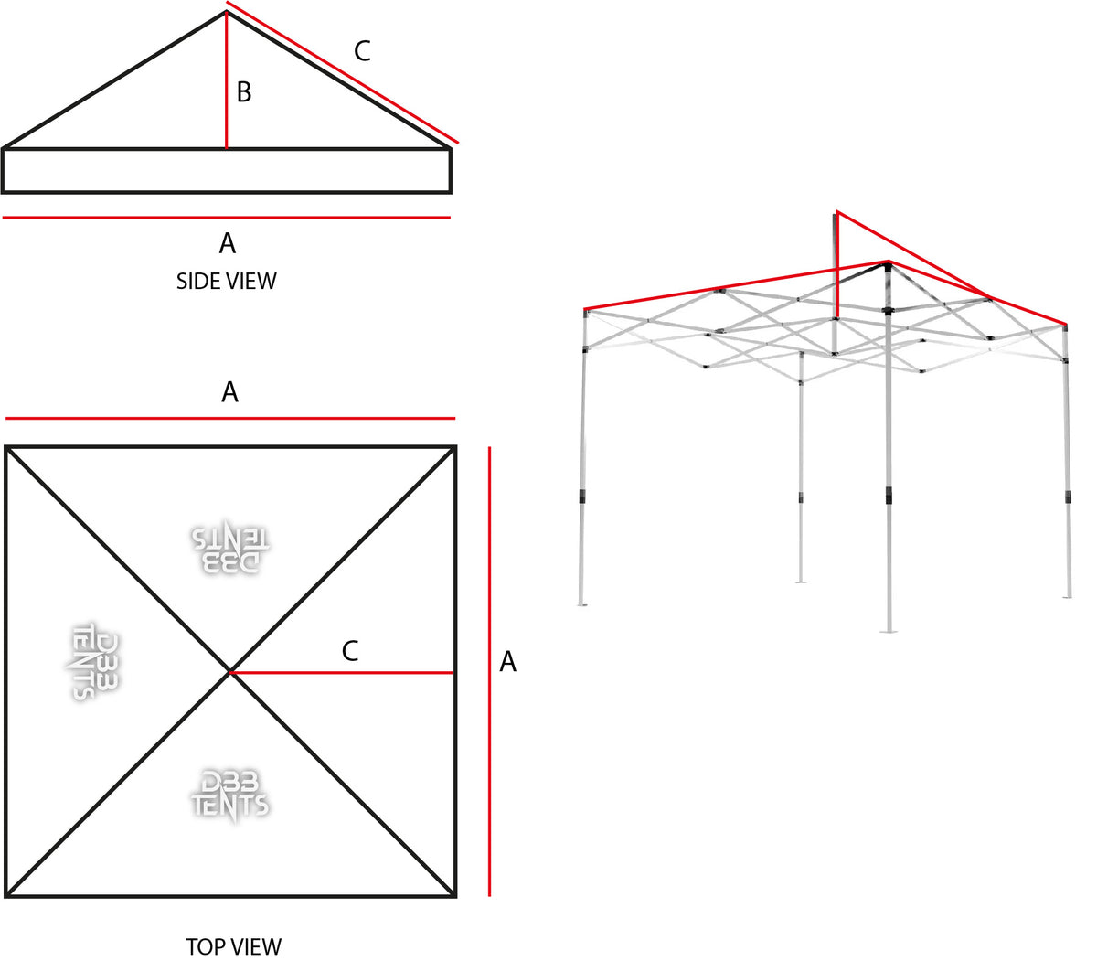 Signature Line X3 tent roof top