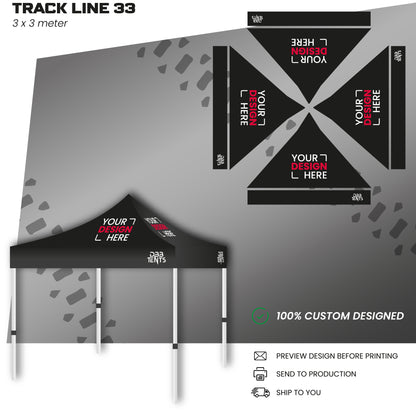 Track line tent 3x3