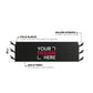 Track Line tent 3x3 half wall