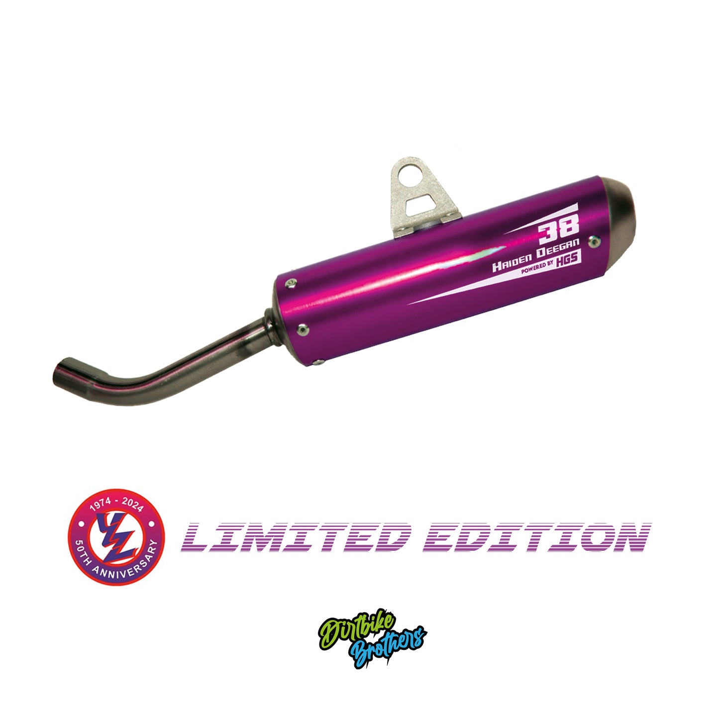 LIMITED SERIES HGS Yamaha YZ 125 Purple silencer