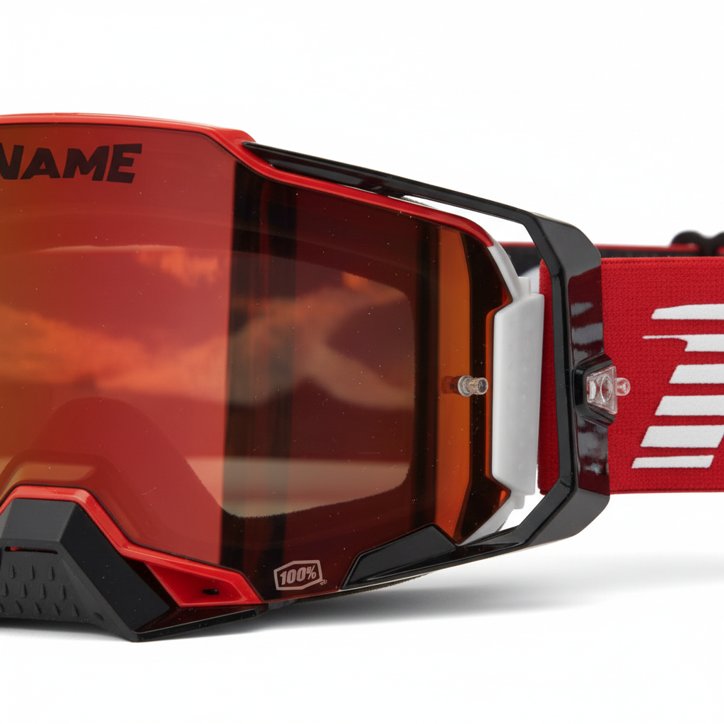 Detail shot - zwart/witte goggle