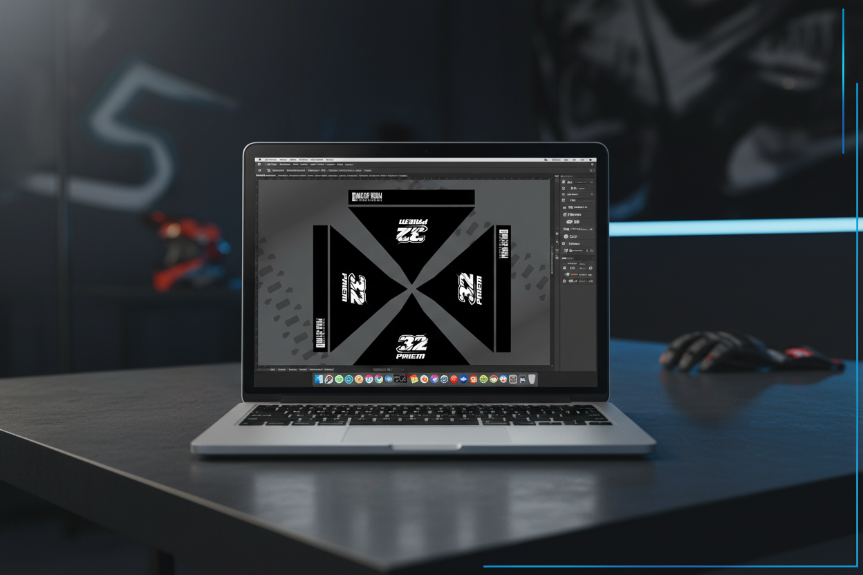 Shopify Hero Banner – MacBook met PRIEM #32 Design